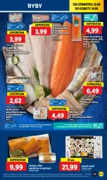 Gazetka promocyjna Lidl - GAZETKA - Gazetka - ważna od 14.09 do 14.09.2024 - strona 25 - produkty: Polędwica, Tusz, Sushi, Mintaj, Dorsz, Sandacz