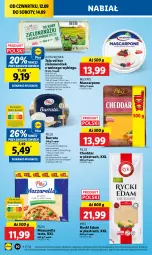 Gazetka promocyjna Lidl - GAZETKA - Gazetka - ważna od 14.09 do 14.09.2024 - strona 32 - produkty: Mozzarella, Rycki Edam, Cheddar, Jaja, Burrata, Mascarpone, Tarta, Pilos, Edam