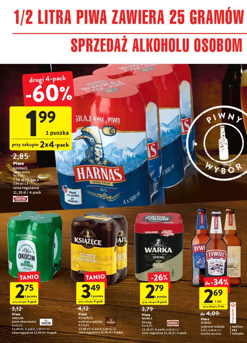 Gazetka promocyjna Intermarche - ważna 12.05 do 18.05.2022 - strona 32 - produkty: Harnaś, Koc, Książęce, Okocim, Piwo, Warka