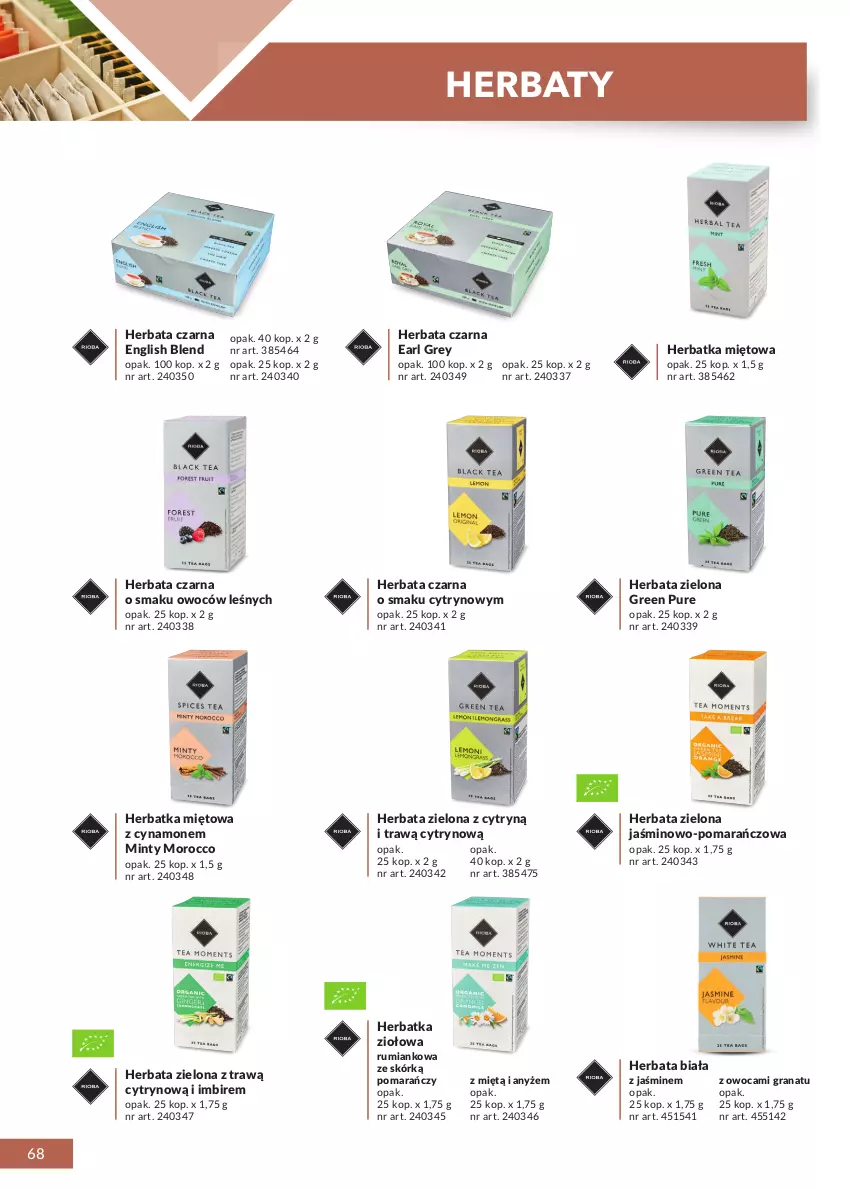 Gazetka promocyjna Makro - [Oferta specjalna] Katalog produktowy Marki MAKRO - ważna 01.06.2021 do 28.02.2022 - strona 68 - produkty: Earl Grey, Gra, Granat, Herbata, Herbata czarna, Imbir, Pur, Rum