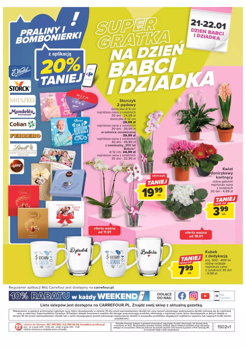 Gazetka promocyjna Carrefour - Gazetka Market - ważna 10.01 do 21.01.2023 - strona 20 - produkty: Kubek, Storczyk