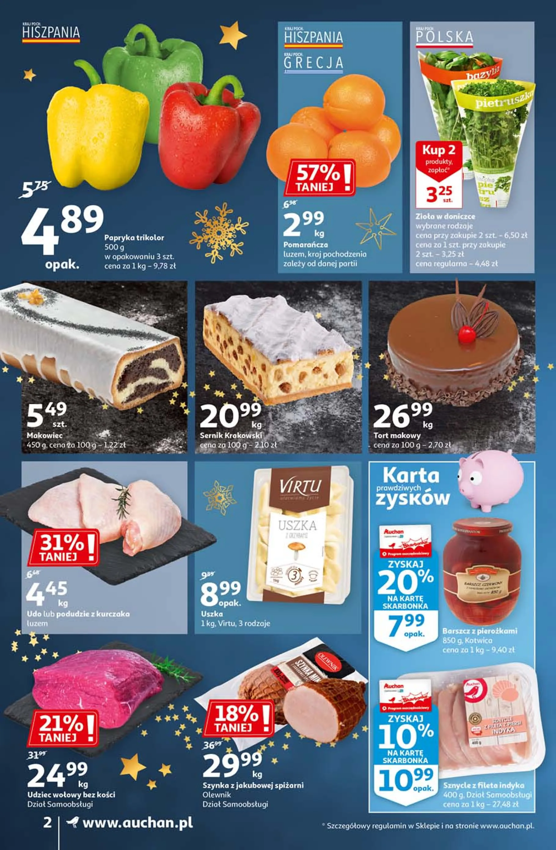 Gazetka promocyjna Auchan - Wigilia - ważna 17.12 do 24.12.2020 - strona 2