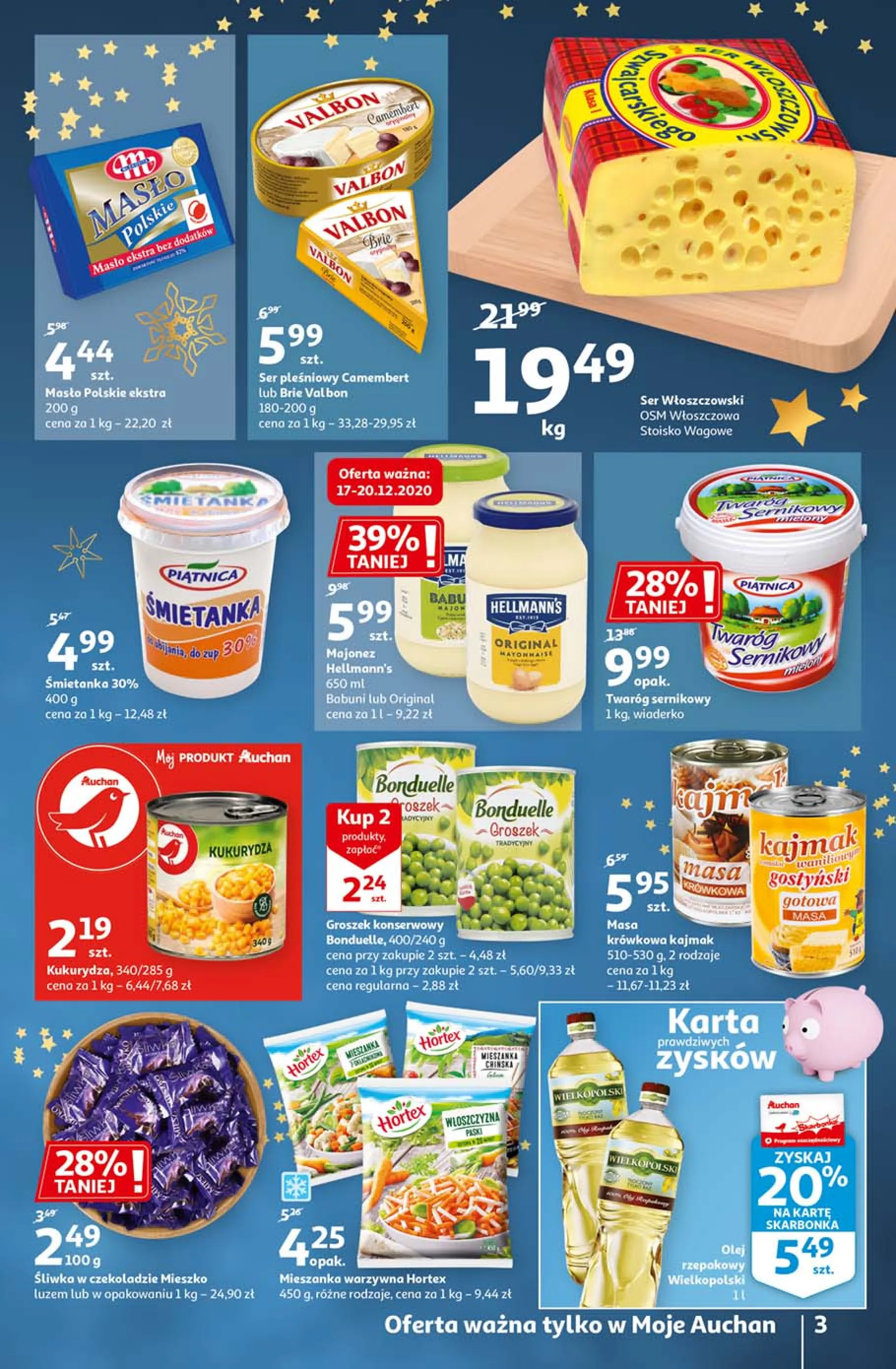 Gazetka promocyjna Auchan - Wigilia - ważna 17.12 do 24.12.2020 - strona 3