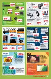 Gazetka promocyjna Auchan - Znane lubiane Marki Hipermarkety - Gazetka - ważna od 06.04 do 06.04.2022 - strona 31 - produkty: Por, Gin, Telefon, Przewód, Philips, Słuchawki, Głośnik, Transmiter samochodowy, Mikrofon, Power audio, Kosz, Tran, Warka, Transmiter, Procesor, Bateria, Android TV, Obraz, Smart tv, Intel, LG