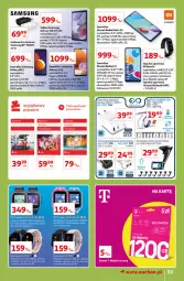 Gazetka promocyjna Auchan - Znane lubiane Marki Hipermarkety - Gazetka - ważna od 06.04 do 06.04.2022 - strona 33 - produkty: Redmi Note, Por, Amol, Opaska, Tablet, Warka, Smartwatch, Sport, Krokomierz, Bateria, Samsung, Gala, Smartfon, Mobil, Akumulator