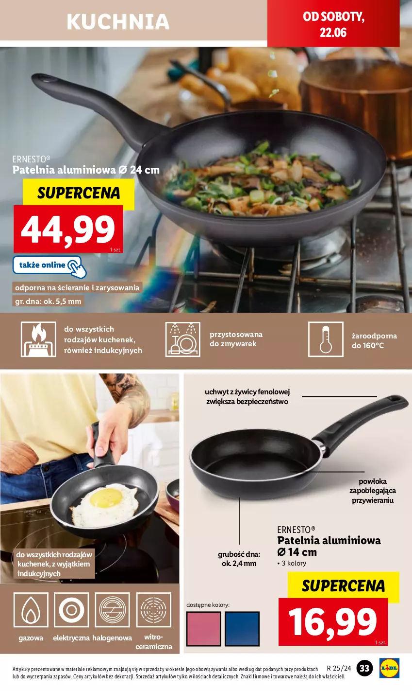 Gazetka promocyjna Lidl - GAZETKA - ważna 17.06 do 22.06.2024 - strona 37 - produkty: Halo, Kuchnia, Patelnia, Piec, Por