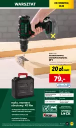 Gazetka promocyjna Lidl - GAZETKA - Gazetka - ważna od 22.06 do 22.06.2024 - strona 27 - produkty: Parkside, Akumulatorowa wiertarkowkrętark, Walizka, Wiertarkowkrętarka, Tarka, Wkręt, Wkrętarka, Akumulator