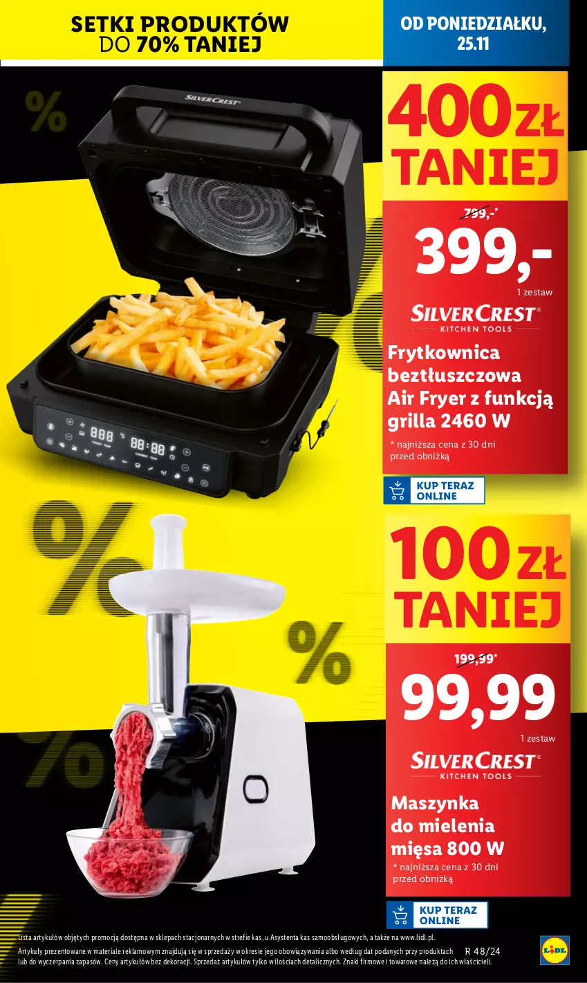 Gazetka promocyjna Lidl - GAZETKA - ważna 25.11 do 27.11.2024 - strona 13 - produkty: Grill, Maszynka, Maszynka do mielenia, Szynka