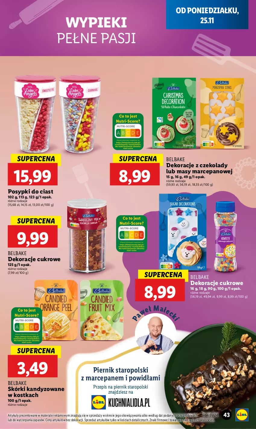 Gazetka promocyjna Lidl - GAZETKA - ważna 25.11 do 27.11.2024 - strona 45 - produkty: Piernik