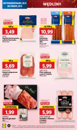 Gazetka promocyjna Lidl - GAZETKA - Gazetka - ważna od 27.11 do 27.11.2024 - strona 26 - produkty: Kurczak, Ser, Pur, Salami, Serdelki, Szynka konserwowa, Szynka, PIKOK, Boczek, Kabanos