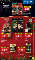 Gazetka promocyjna Lidl - GAZETKA - Gazetka - ważna od 27.11 do 27.11.2024 - strona 35 - produkty: Makaron, Sos, Ser, Ocet balsamiczny, Czosnek, Grissini, Sos pomidorowy, Pesto, Tuńczyk, Bazyl, Danio, Bazylia, Ocet