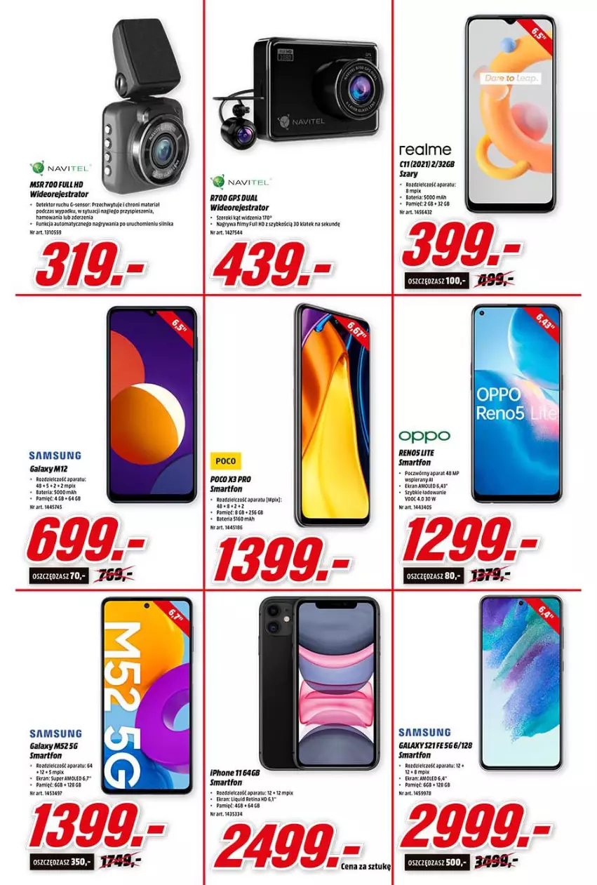 Gazetka promocyjna Media Markt - Gazetka Media Markt - ważna 16.02 do 22.02.2022 - strona 6 - produkty: Amol, Bateria, Fa, Gala, Gry, IPhone 11, Navitel, Oleo, Samsung, Smartfon, Wideorejestrator