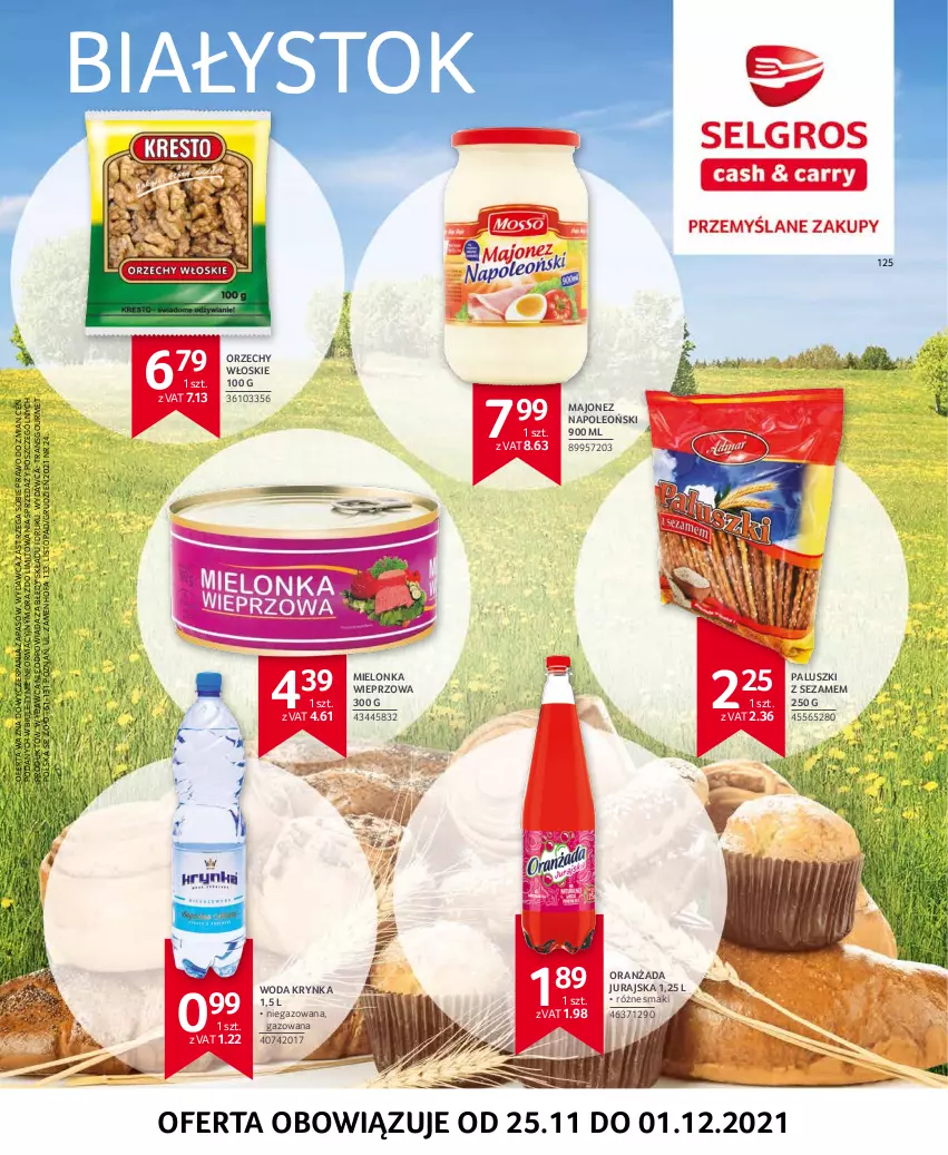 Gazetka promocyjna Selgros - Extra Oferta - ważna 01.11 do 30.11.2021 - strona 53 - produkty: Fa, Majonez, Oleo, Oranżada, Orzechy włoskie, Sezam, Top, Tran, Woda