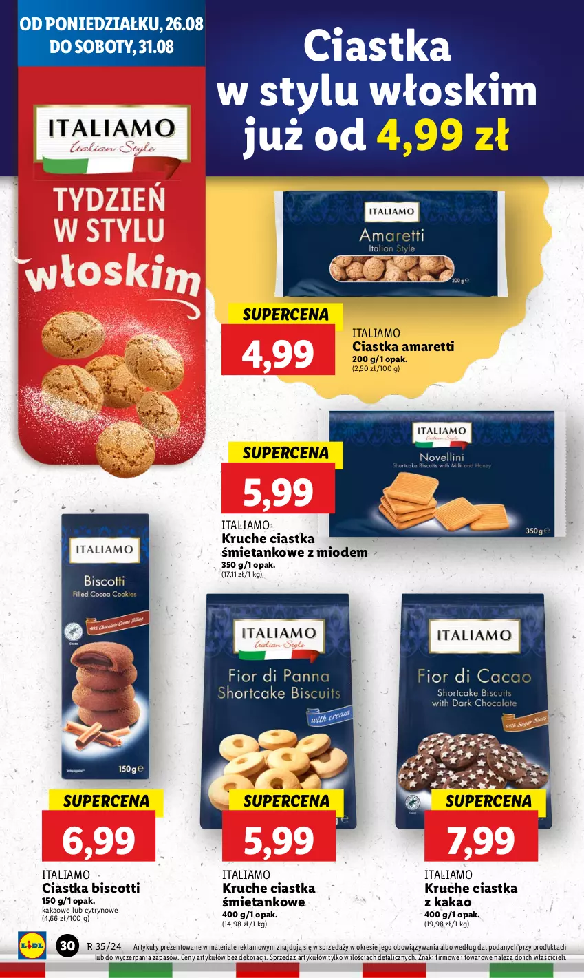 Gazetka promocyjna Lidl - GAZETKA - ważna 26.08 do 28.08.2024 - strona 32 - produkty: Ciastka, Kakao