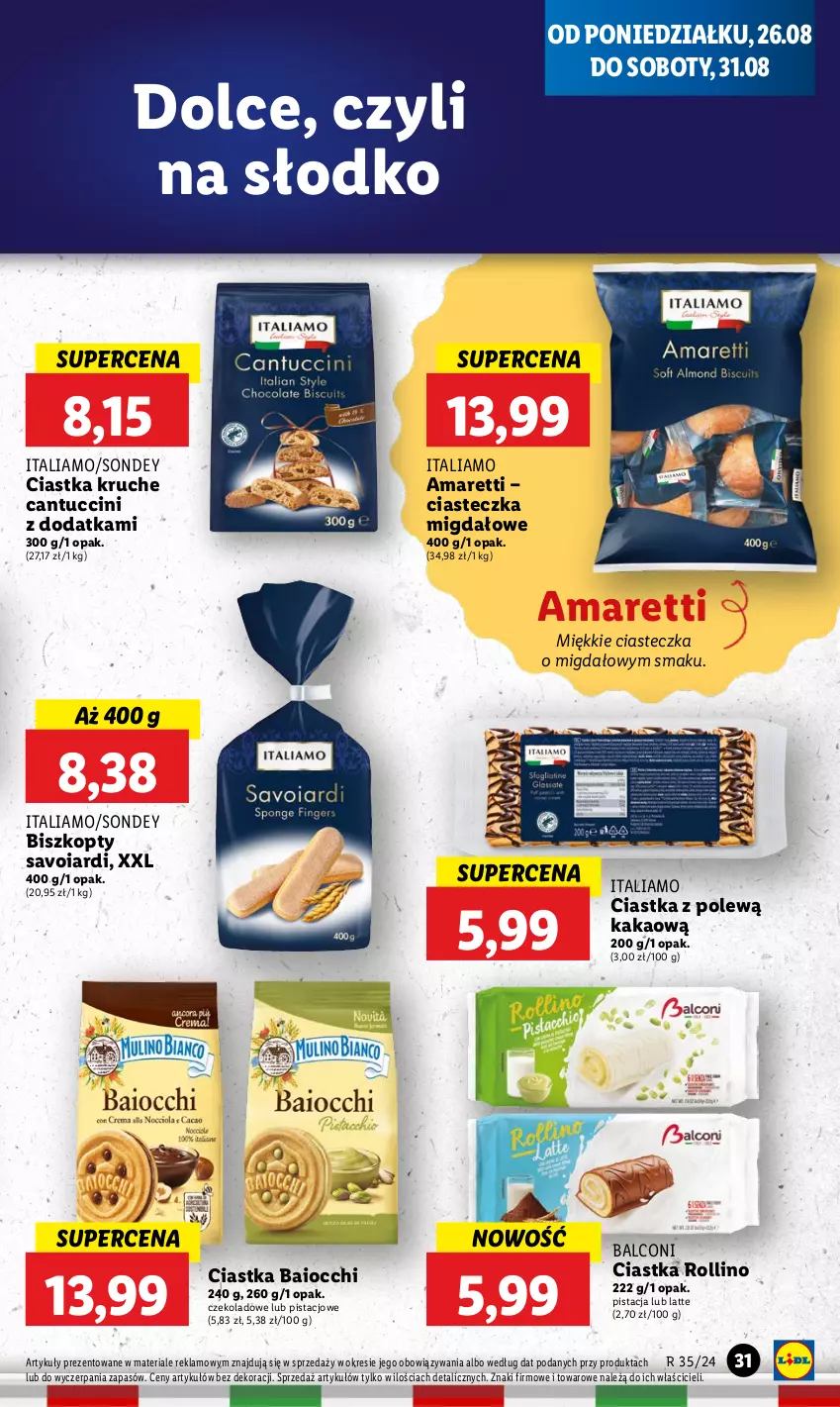 Gazetka promocyjna Lidl - GAZETKA - ważna 26.08 do 28.08.2024 - strona 33 - produkty: Alcon, Biszkopty, Ciastka, Kakao