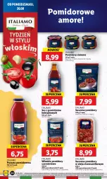 Gazetka promocyjna Lidl - GAZETKA - Gazetka - ważna od 28.08 do 28.08.2024 - strona 26 - produkty: Sos, Bazyl, Suszone pomidory, Olej, Pomidory