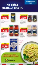 Gazetka promocyjna Lidl - GAZETKA - Gazetka - ważna od 28.08 do 28.08.2024 - strona 29 - produkty: Makaron, Sos, Ser, Ryż, Migdały, Czosnek, Pesto, Bazyl, Bazylia, Suszone pomidory, Pomidory