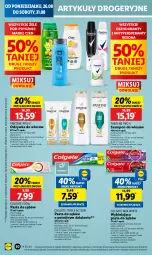 Gazetka promocyjna Lidl - GAZETKA - Gazetka - ważna od 28.08 do 28.08.2024 - strona 54 - produkty: Colgate Total, Pur, Pantene, Rexona, Dezodorant, Pasta do zębów, Szampon, Odżywka, Colgate, Antyperspirant, LG