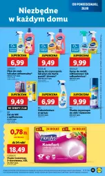 Gazetka promocyjna Lidl - GAZETKA - Gazetka - ważna od 28.08 do 28.08.2024 - strona 59 - produkty: Odkamieniacz, Spray do czyszczenia, Papier, Płyn do mycia paneli, Papier toaletowy, Odtłuszczacz, Rolki, Płyn do mycia, Sidolux, Flora, Płyn do szyb, Dywan