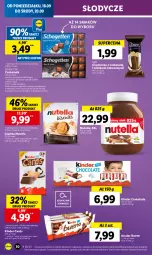 Gazetka promocyjna Lidl - GAZETKA - Gazetka - ważna od 20.09 do 20.09.2023 - strona 38 - produkty: Ciastka, Nutella, Schogetten, Kinder Bueno, Czekolada, Olej, Kinder, Kokos