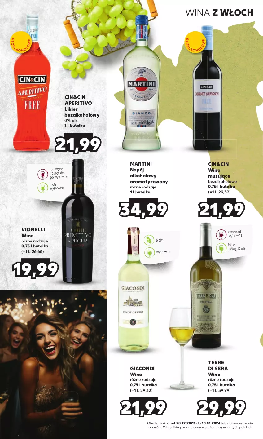 Gazetka promocyjna Kaufland - Barek Kauflandu - ważna 28.12.2023 do 10.01.2024 - strona 14 - produkty: Likier, Martini, Mus, Napój, Ser, Wino, Wino czerwone, Wino musujące