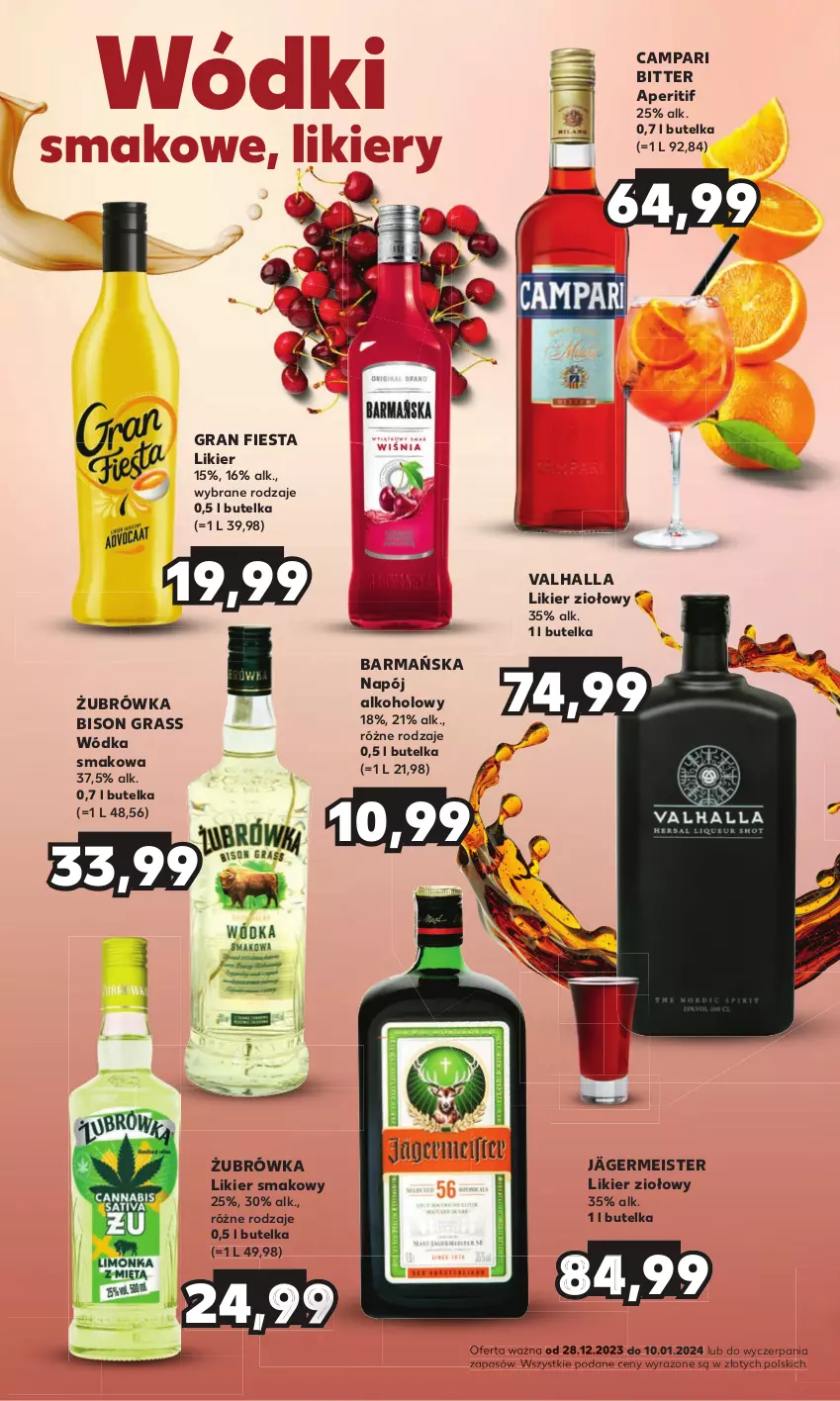 Gazetka promocyjna Kaufland - Barek Kauflandu - ważna 28.12.2023 do 10.01.2024 - strona 6 - produkty: Gra, Likier, Napój, Wódka