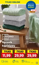 Gazetka promocyjna Lidl - GAZETKA - Gazetka - ważna od 17.02 do 17.02.2024 - strona 29 - produkty: Ręcznik kąpielowy, Ręcznik