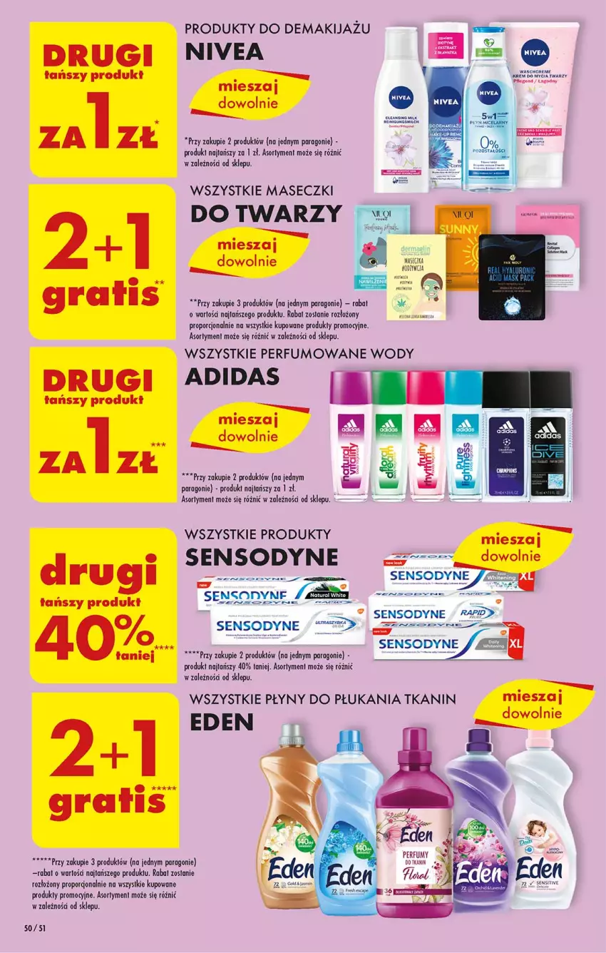 Gazetka promocyjna Biedronka - Od poniedzialku - ważna 04.09 do 09.09.2023 - strona 50 - produkty: Adidas, Ba!, Fa, Makijaż, Perfum, Por, Sensodyne