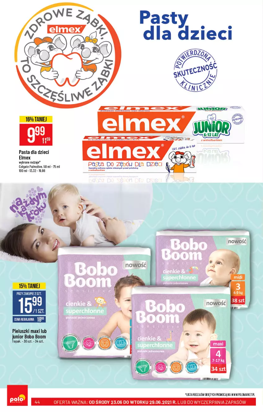 Gazetka promocyjna PoloMarket - Gazetka pomocyjna - ważna 23.06 do 29.06.2021 - strona 44 - produkty: Colgate, Dzieci, Elmex, LG, Miecz, Palmolive