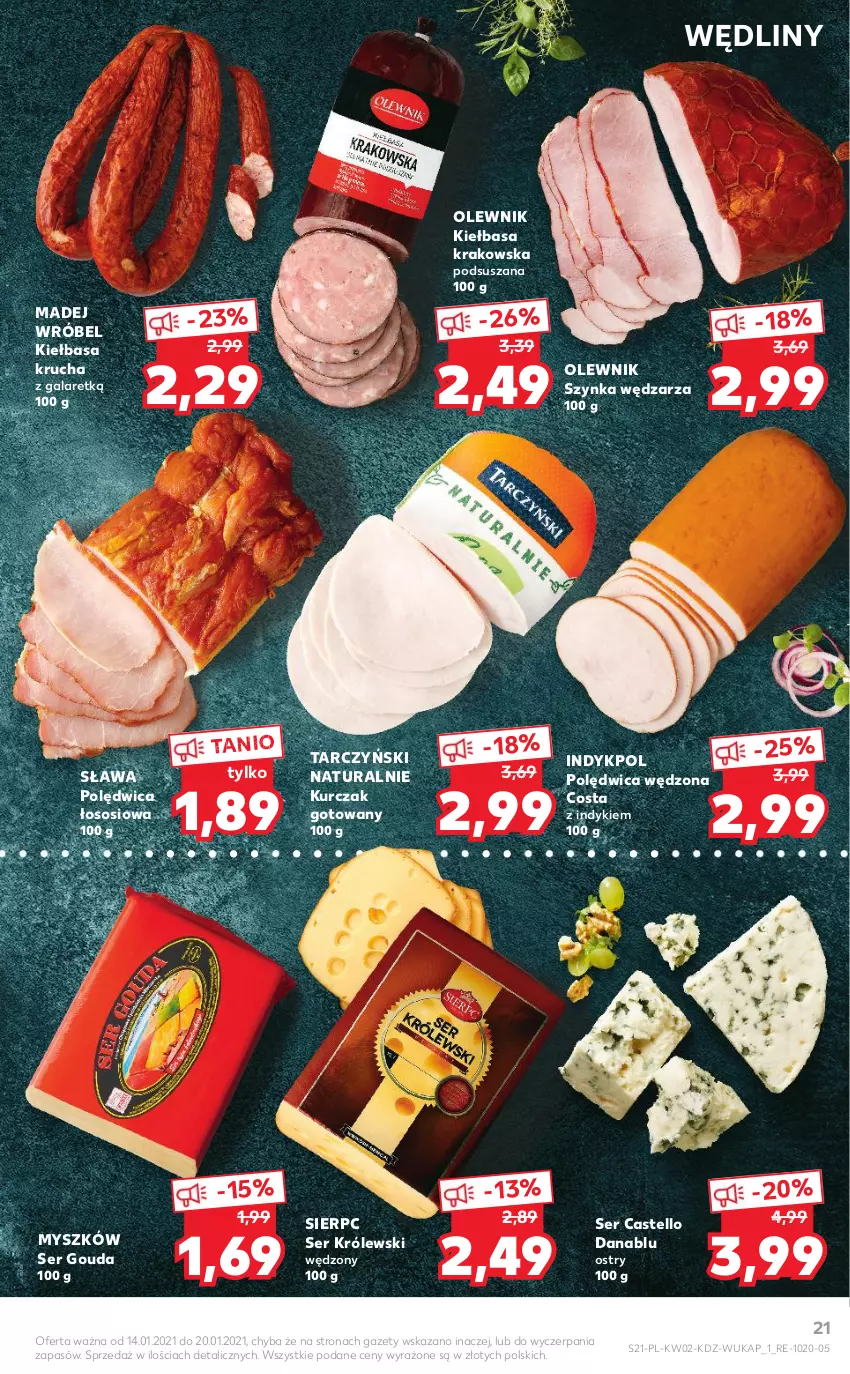 Gazetka promocyjna Kaufland - OFERTA TYGODNIA - ważna 14.01 do 20.01.2021 - strona 21