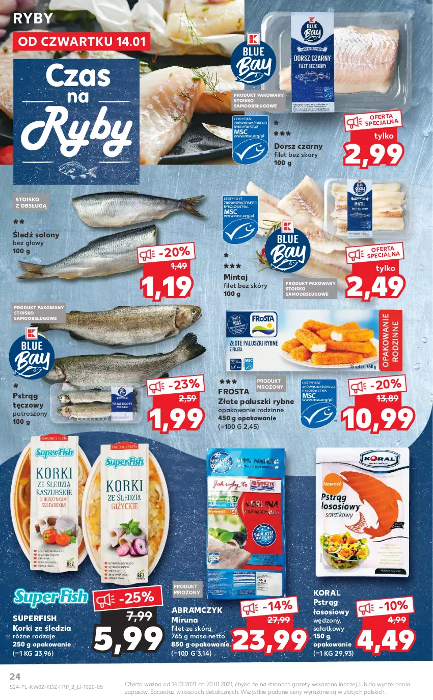 Gazetka promocyjna Kaufland - OFERTA TYGODNIA - ważna 14.01 do 20.01.2021 - strona 24