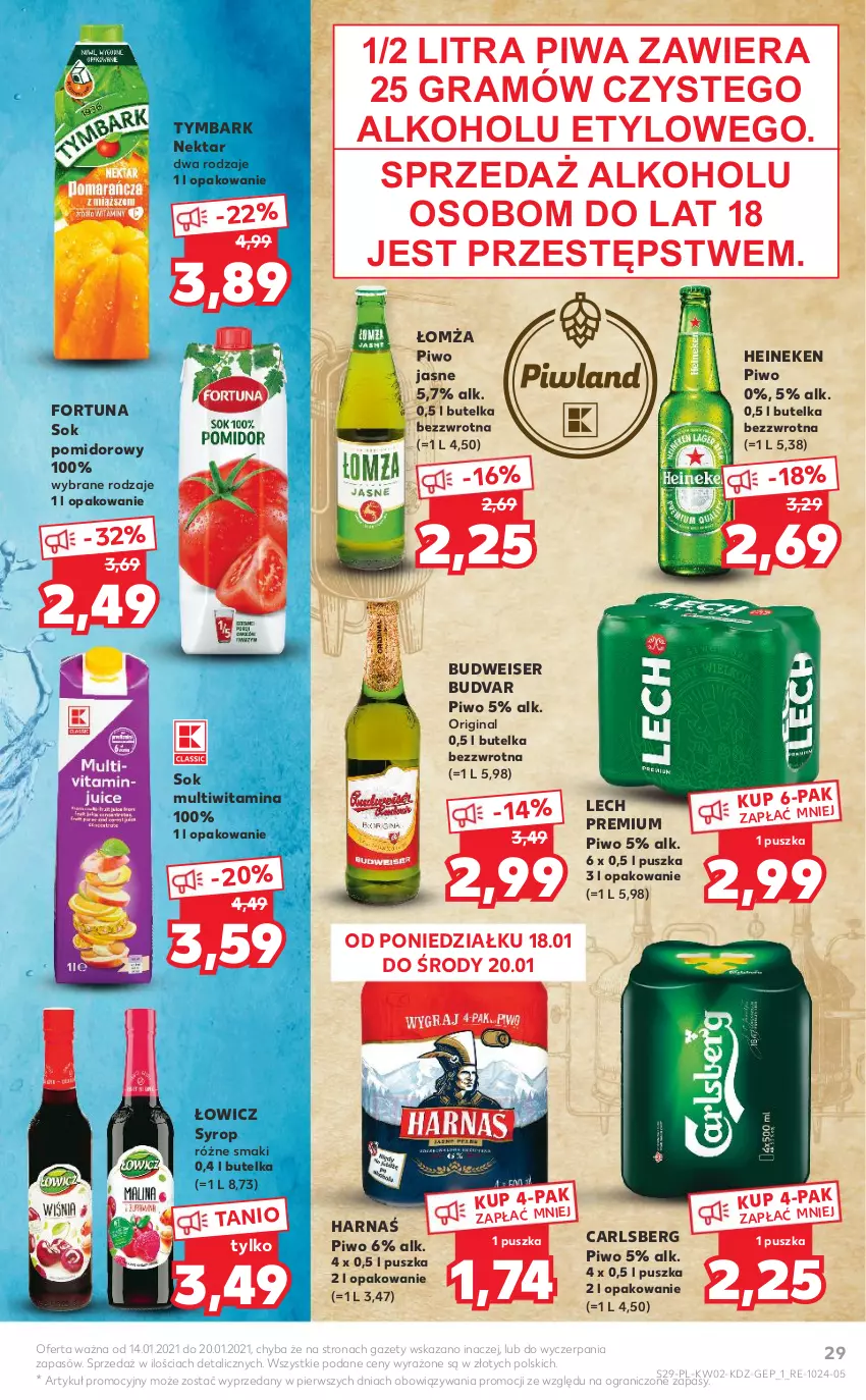 Gazetka promocyjna Kaufland - OFERTA TYGODNIA - ważna 14.01 do 20.01.2021 - strona 29