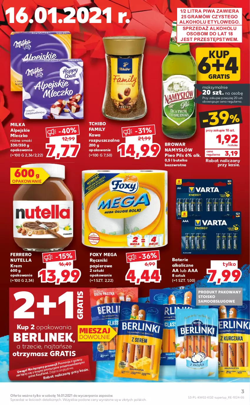 Gazetka promocyjna Kaufland - OFERTA TYGODNIA - ważna 14.01 do 20.01.2021 - strona 3