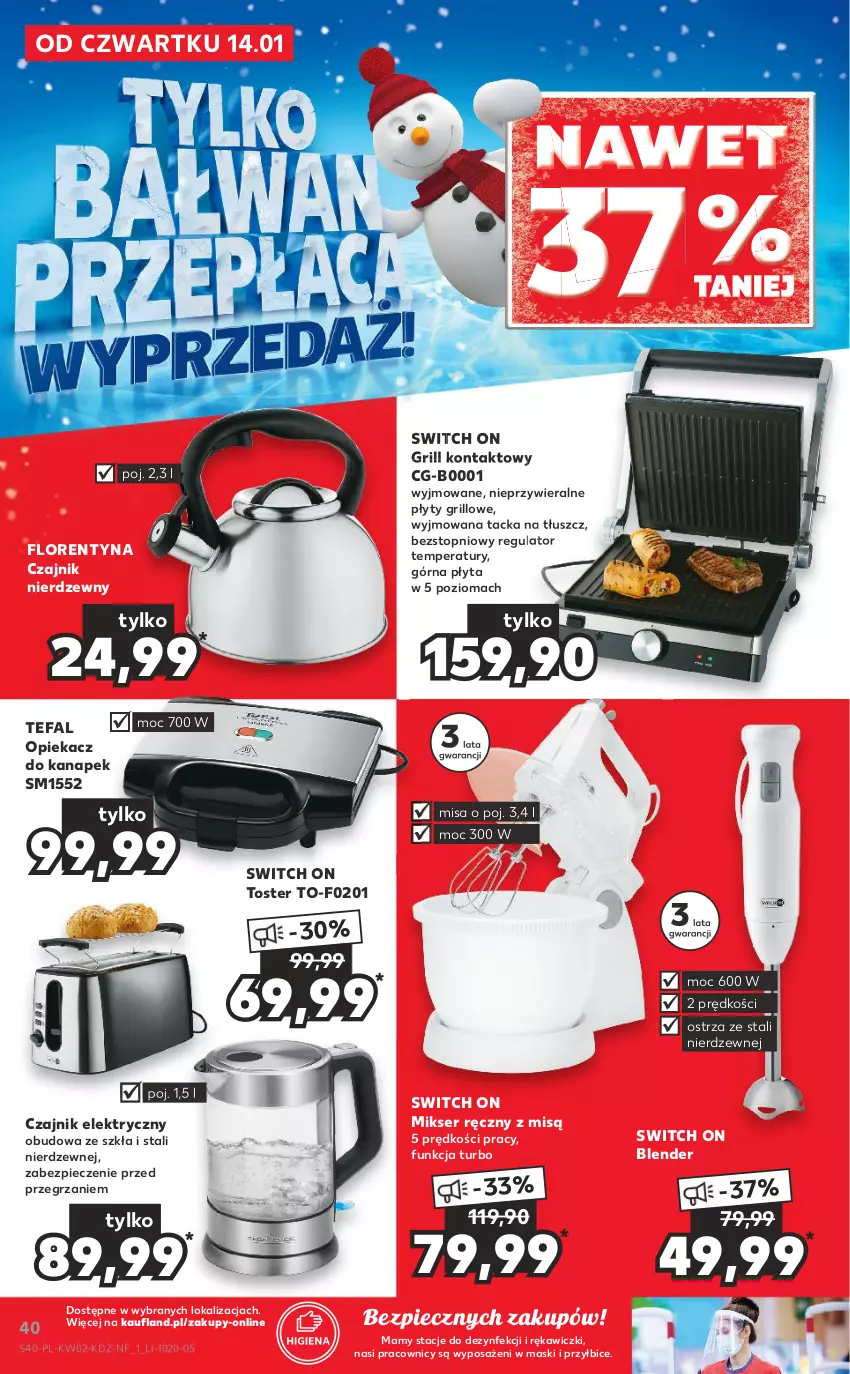 Gazetka promocyjna Kaufland - OFERTA TYGODNIA - ważna 14.01 do 20.01.2021 - strona 40