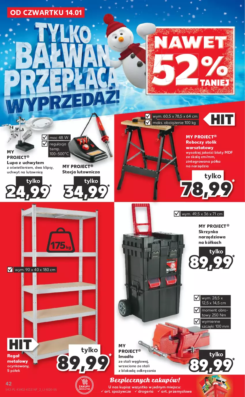 Gazetka promocyjna Kaufland - OFERTA TYGODNIA - ważna 14.01 do 20.01.2021 - strona 42