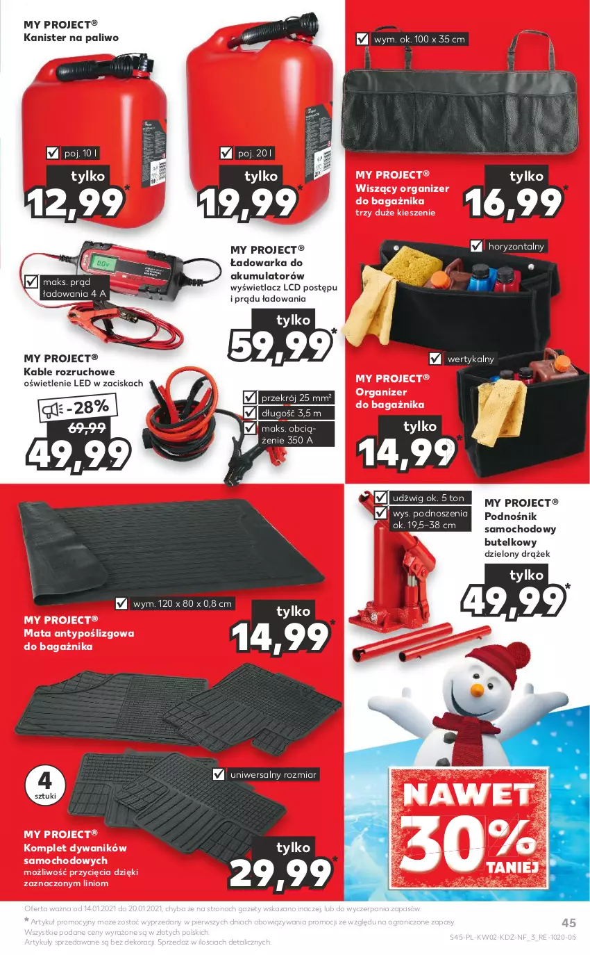 Gazetka promocyjna Kaufland - OFERTA TYGODNIA - ważna 14.01 do 20.01.2021 - strona 45