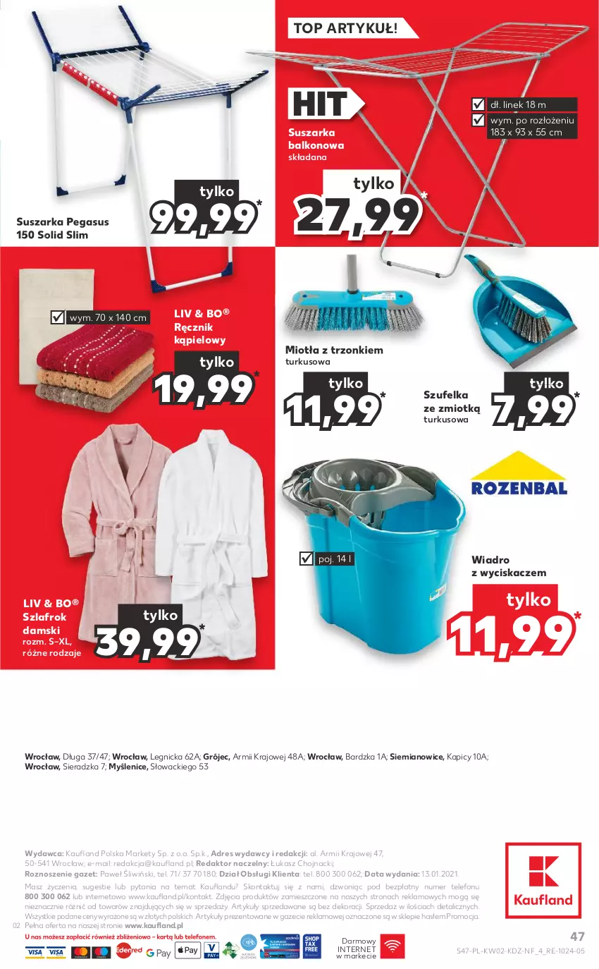 Gazetka promocyjna Kaufland - OFERTA TYGODNIA - ważna 14.01 do 20.01.2021 - strona 47