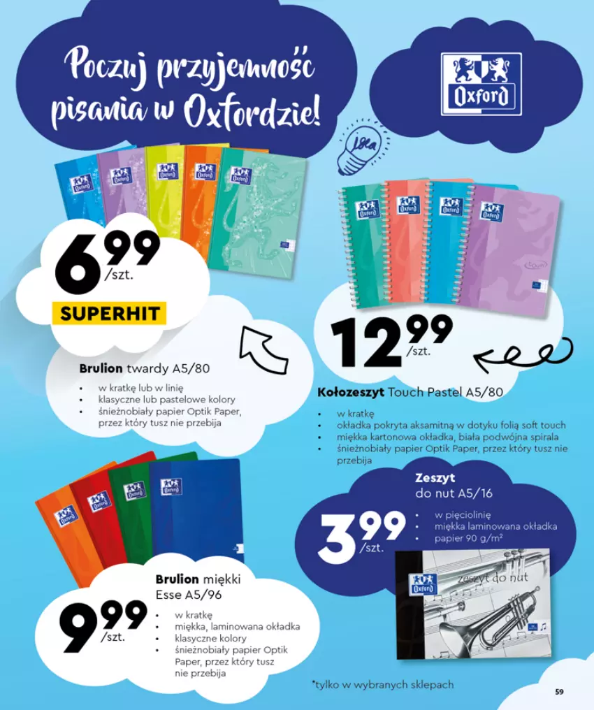 Gazetka promocyjna Biedronka - oferta od 1.08 - ważna 01.08 do 01.09.2022 - strona 59 - produkty: Aksam, Lion, Papier, Tusz