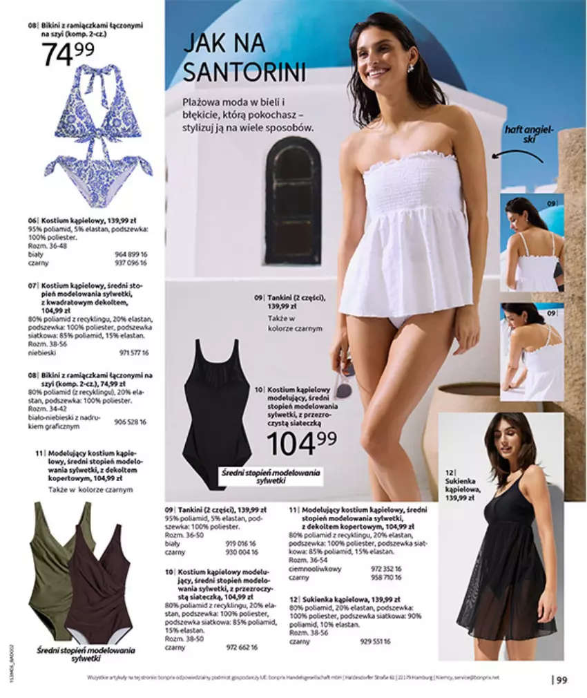 Gazetka promocyjna Bonprix - RELAKS NAD MORZEM - ważna 15.06 do 13.07.2026 - strona 101 - produkty: Fa, Kask, Kiwi, Koc, Kostium, Moda, Por, Sos, Top