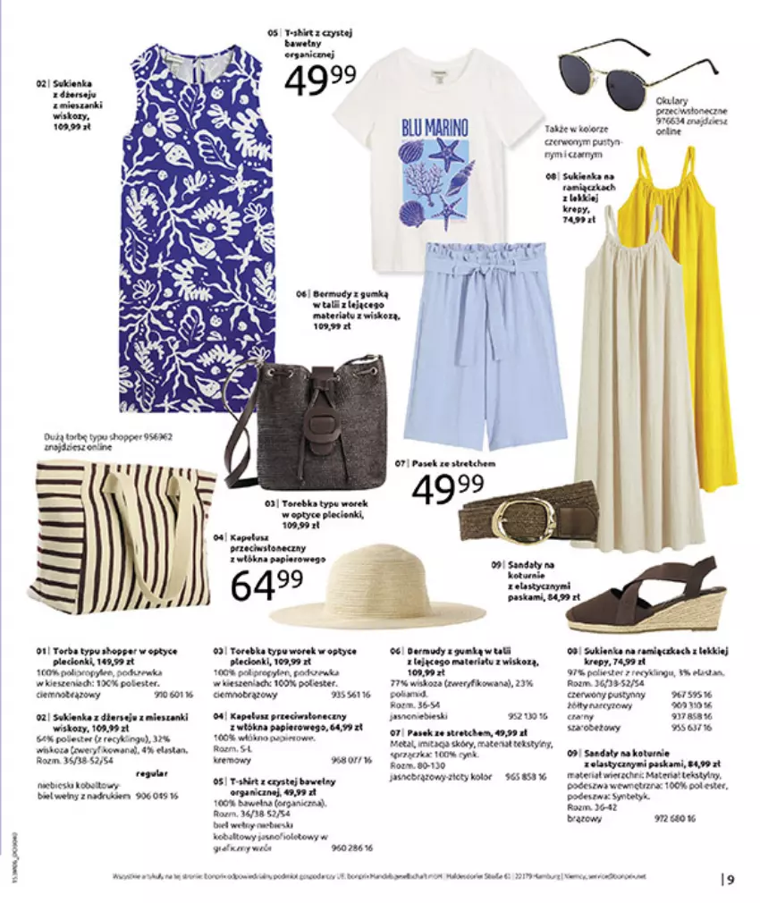Gazetka promocyjna Bonprix - RELAKS NAD MORZEM - ważna 15.06 do 13.07.2026 - strona 11 - produkty: Dada, Fa, Gala, Gin, Gra, HP, Kawa, Kuweta, LG, Papier, Piec, Torba, Torebka
