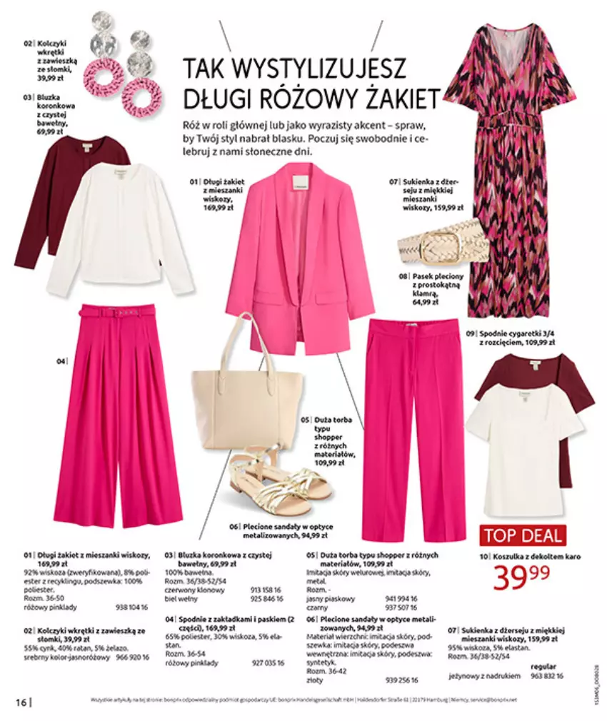 Gazetka promocyjna Bonprix - RELAKS NAD MORZEM - ważna 15.06 do 13.07.2026 - strona 18 - produkty: Body, Gra, Torba, Wkręt