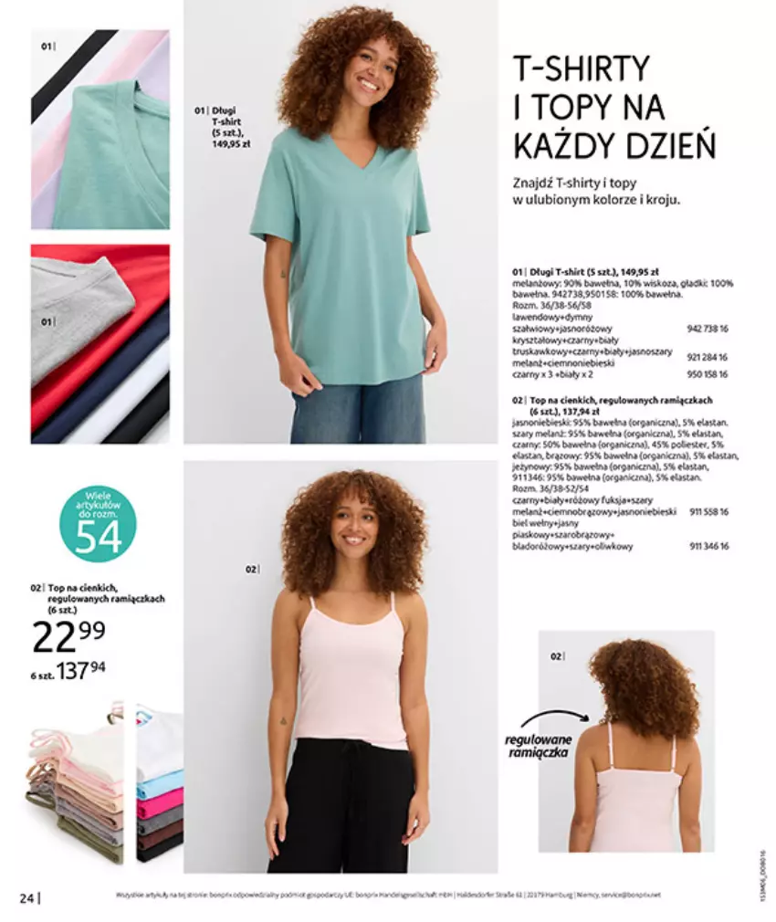 Gazetka promocyjna Bonprix - RELAKS NAD MORZEM - ważna 15.06 do 13.07.2026 - strona 26 - produkty: AEG, Brit, Brita, Sól, T-shirt, Top