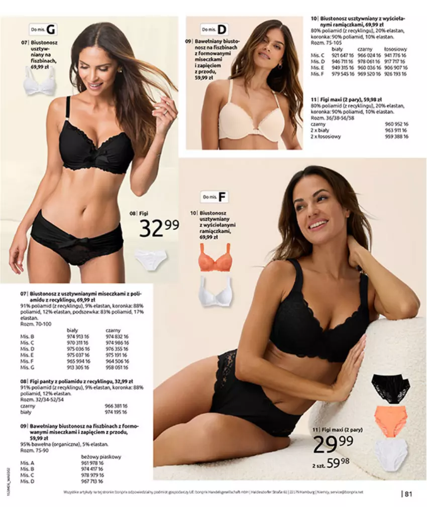 Gazetka promocyjna Bonprix - RELAKS NAD MORZEM - ważna 15.06 do 13.07.2026 - strona 83 - produkty: Fa, Figi, LG, Por, Wełna