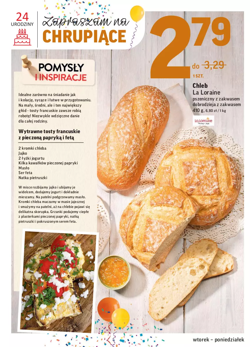 Gazetka promocyjna Intermarche - Gazetka promocyjna - ważna 12.10 do 18.10.2021 - strona 22 - produkty: Chleb, Feta, Jogurt, Kawa, Masło, Natka pietruszki, Piec, Robot, Ser