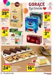 Gazetka promocyjna Intermarche - Gazetka promocyjna - Gazetka - ważna od 18.10 do 18.10.2021 - strona 31 - produkty: Ser, Kawa ziarnista, Murzynek, Dallmayr, Kawa, Tetley, Teekanne, Herbata