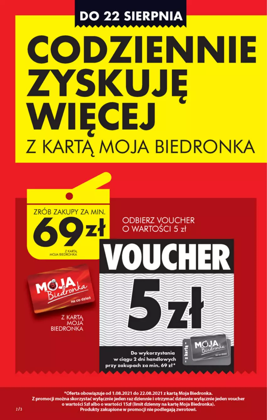 Gazetka promocyjna Biedronka - W tym tygodniu PN - ważna 05.08 do 12.08.2021 - strona 2 - produkty: Dron