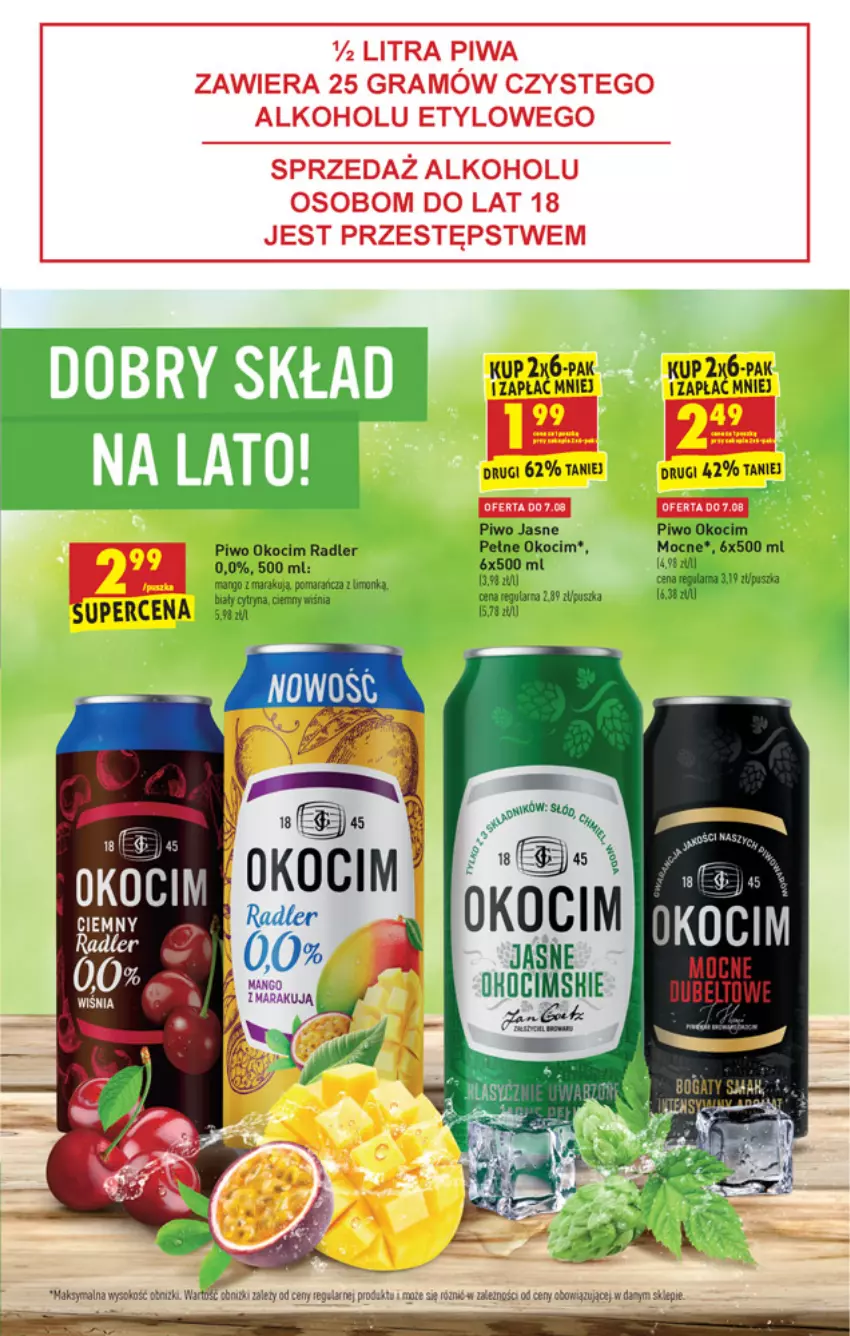 Gazetka promocyjna Biedronka - W tym tygodniu PN - ważna 05.08 do 12.08.2021 - strona 39 - produkty: Gra, Koc, Mango, Okocim, Piwa, Piwo, Piwo jasne, Radler