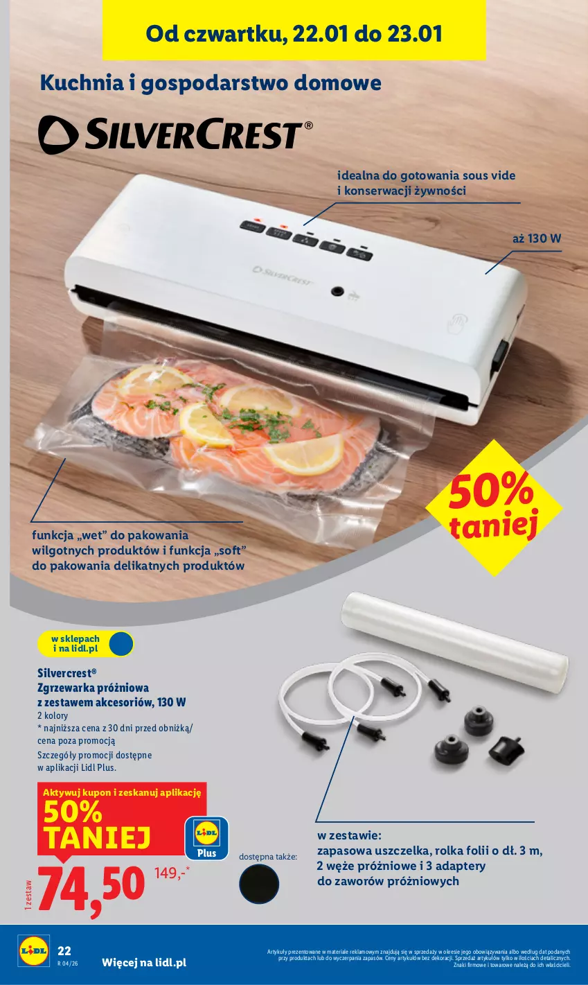 Gazetka promocyjna Lidl - GAZETKA - ważna 19.01 do 25.01.2026 - strona 24 - produkty: Kuchnia, LG, Ser, Silvercrest, Warka