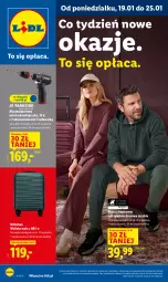Gazetka promocyjna Lidl - GAZETKA - Gazetka - ważna od 25.01 do 25.01.2026 - strona 1 - produkty: Akumulatorowa wiertarkowkrętark, Walizka, Wiertarkowkrętarka, Bluza z kapturem, Tarka, Dres, Wkręt, Wkrętarka, Spodnie, Bluza, Spodnie dresowe, Wittchen, Akumulator