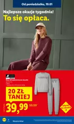 Gazetka promocyjna Lidl - GAZETKA - Gazetka - ważna od 25.01 do 25.01.2026 - strona 2 - produkty: Dres, Spodnie, Bluza, Spodnie dresowe